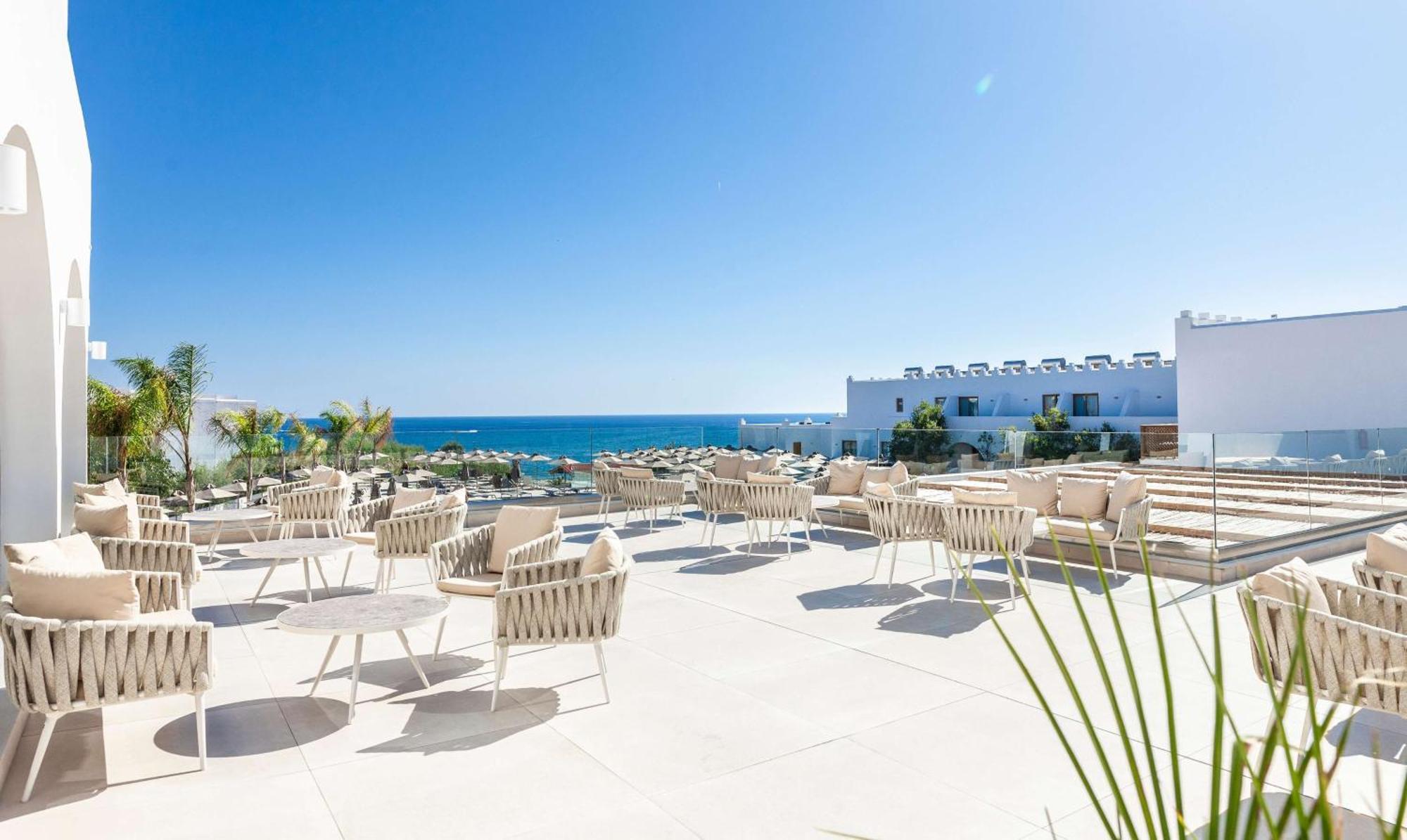 Blue Sea Island Hotel Kolymbia Bagian luar foto