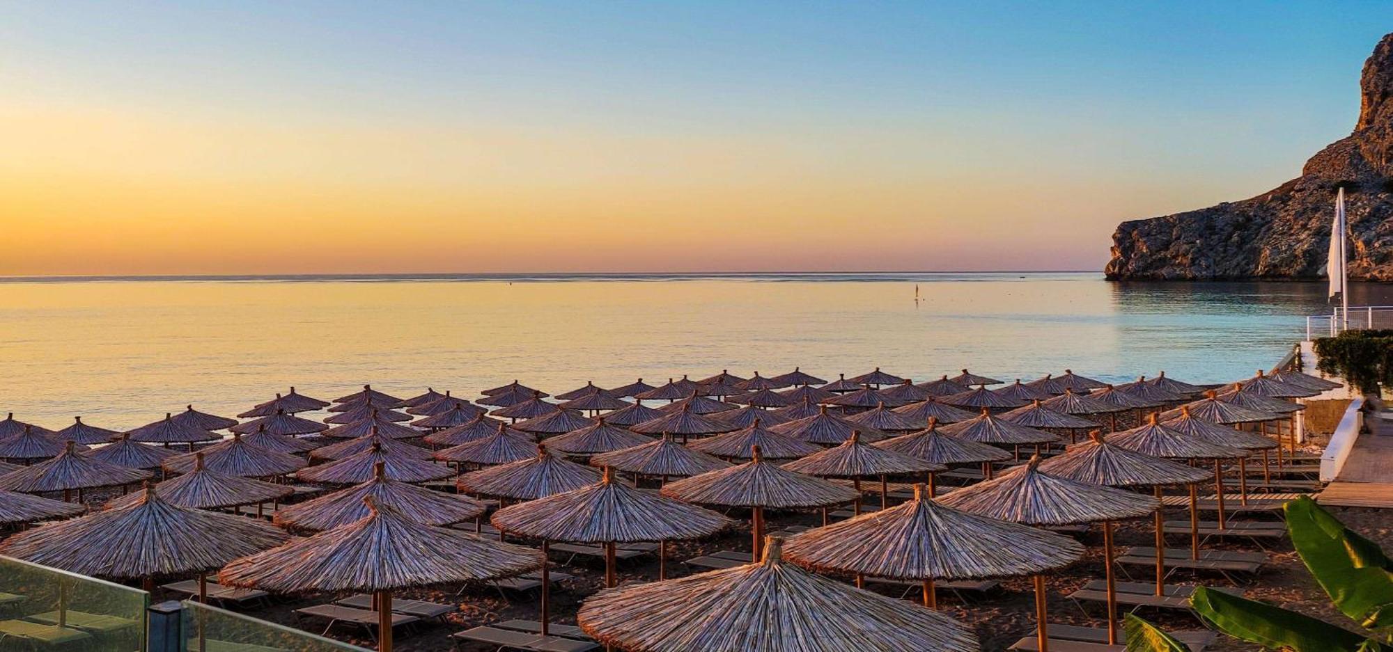 Blue Sea Island Hotel Kolymbia Bagian luar foto