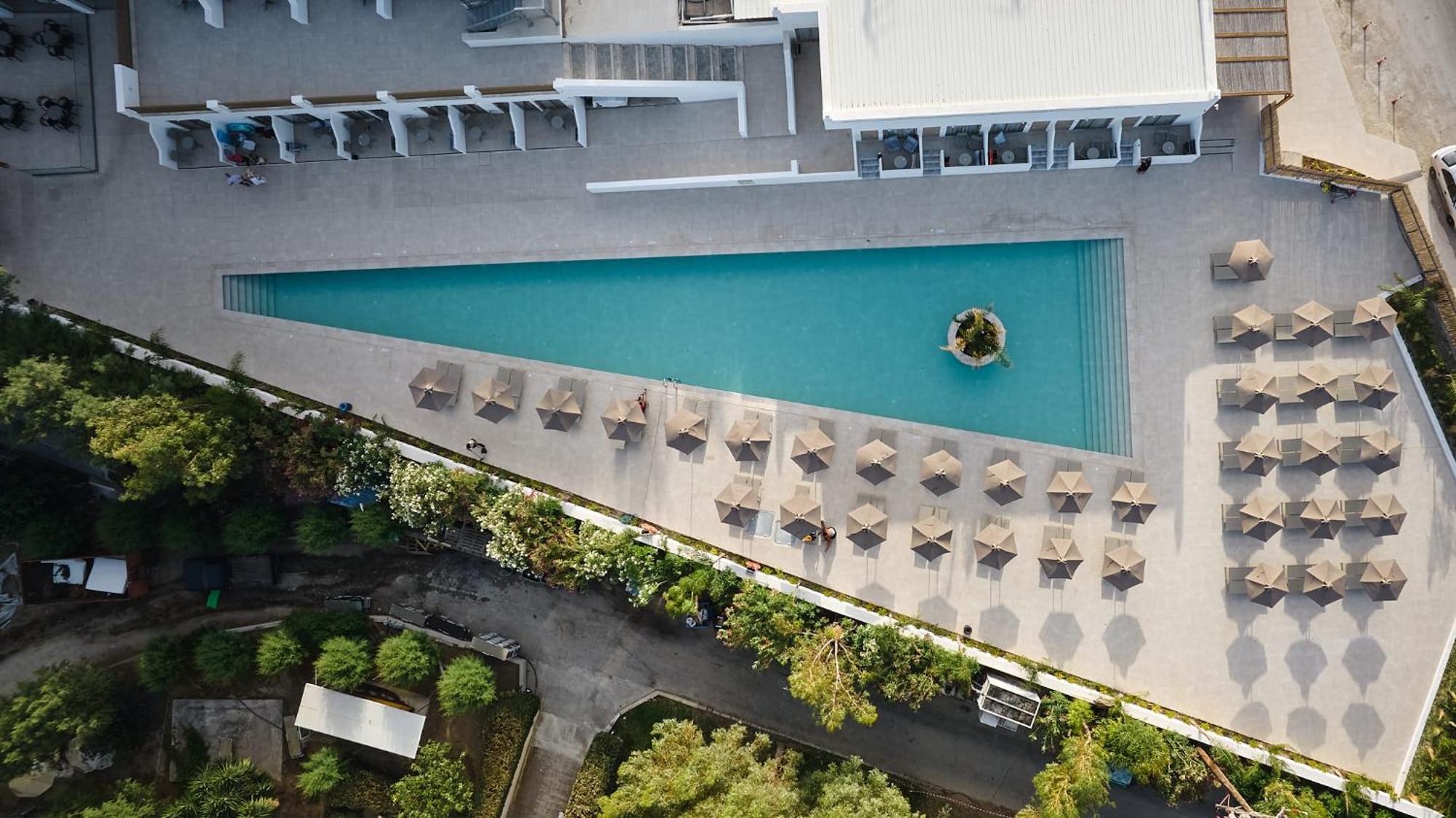 Blue Sea Island Hotel Kolymbia Bagian luar foto