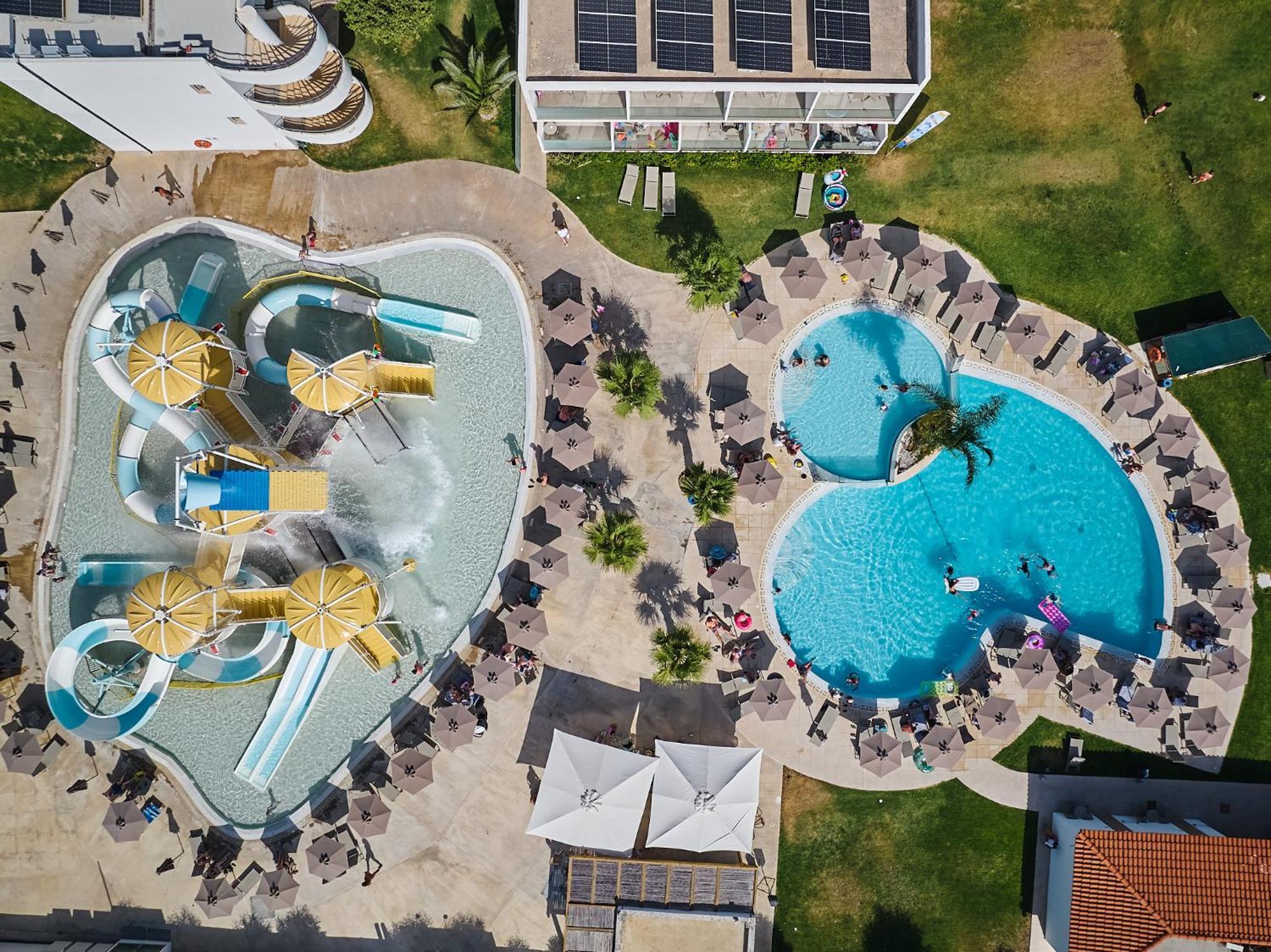 Blue Sea Island Hotel Kolymbia Bagian luar foto